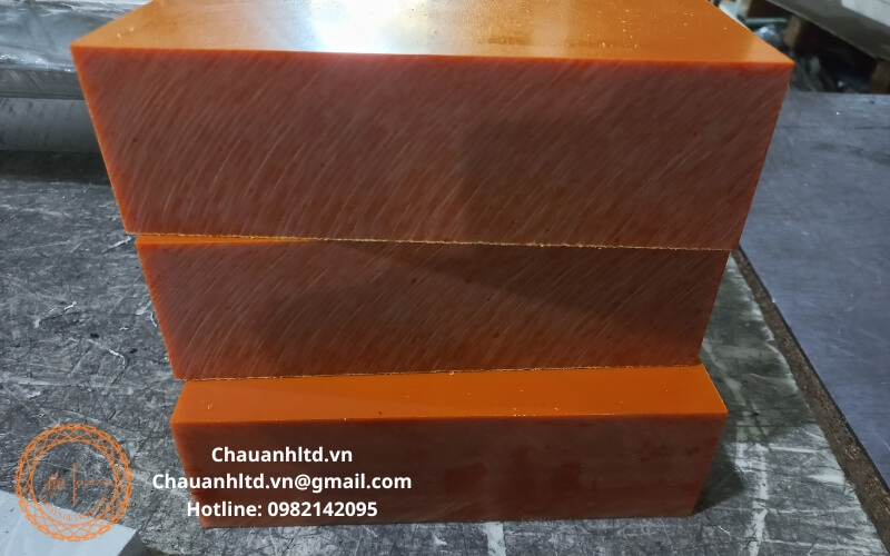 Nhựa Bakelite cam – Cách điện, chịu nhiệt, gia công kỹ thuật – Cty Châu Anh Tấm nhựa bakelite cam cách điện, chịu nhiệt dùng trong công nghiệp