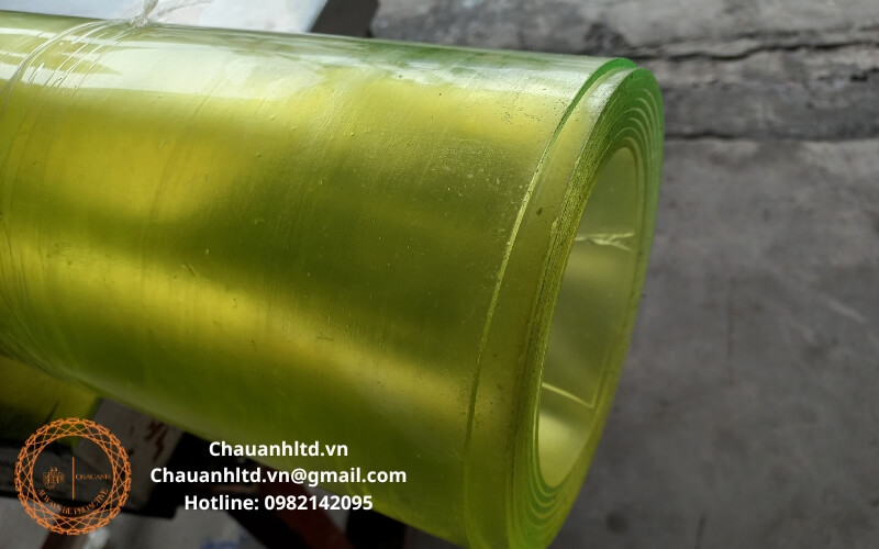 Cuộn nhựa PU mỏng 2mm màu vàng chuyên dùng trong công nghiệp cơ khí