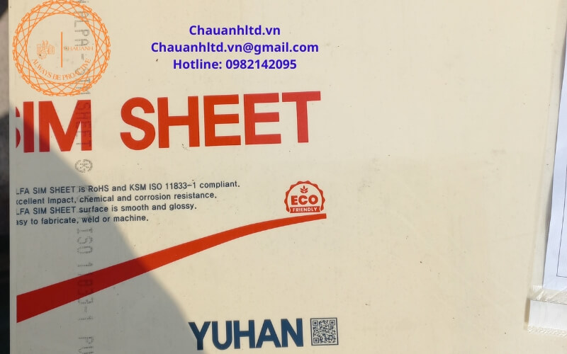 Tấm nhựa PVC màu ngà Hàn Quốc ứng dụng trong công nghiệp