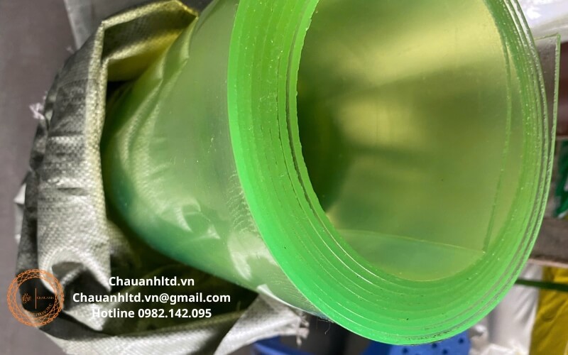 Cuộn nhựa PU trong sản xuất công nghiệp, sử dụng làm bánh xe, gioăng đệm, tấm chống va đập
